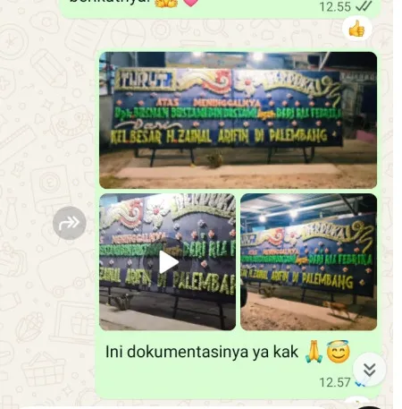 Pengiriman Papan Bunga Duka Prantaan Bogorejo