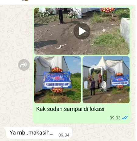 Pengiriman Karangan Bunga Prantaan Bogorejo