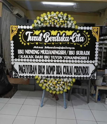 Papan Bunga Duka Prantaan Bogorejo