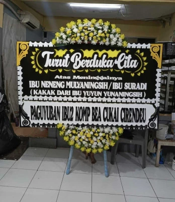 Papan Bunga di Prantaan Bogorejo